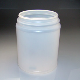 48OZ CANISTER ROUND HDPE WITH 48MM NECK