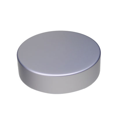 METAL CT CLOSURE: 53-400 MATTE SILVER SMOOTH SIDE TIN PLATE PRAIRIE F217 LINER