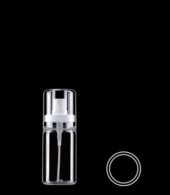 50ML CYLINDER PET WITH 38MM NECK
