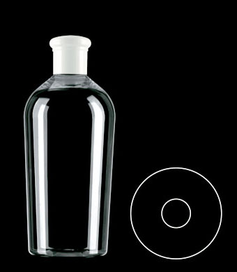 500ML BALTIC ROUND PET WITH 24-415 NECK FINISH