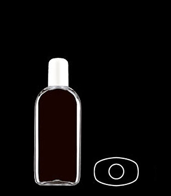 125ML EUROPEAN OVAL PET WITH 20-415 NECK FINISH