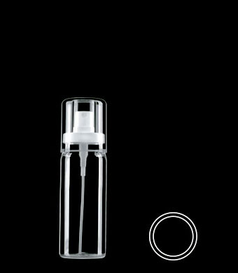 75ML CYLINDRICAL CYLINDER PET WITH 32MM NECK