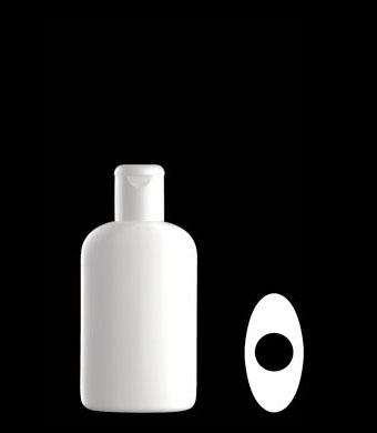 150ML RIVA OVAL HDPE WITH 24-415 NECK FINISH
