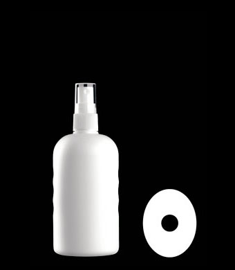 200ML GRIPPED OVAL HDPE WITH 20-410 NECK FINISH