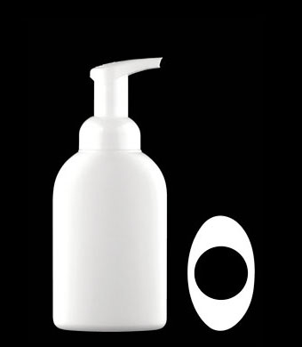 300ML FOAMER OVAL HDPE WITH 40MM NECK