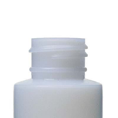 2OZ NATURAL CYLINDER ROUND PLASTIC BOTTLE - 24-410 NECK-detail image