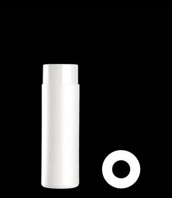 250ML TUBULAR ROUND HDPE WITH 22MM NECK