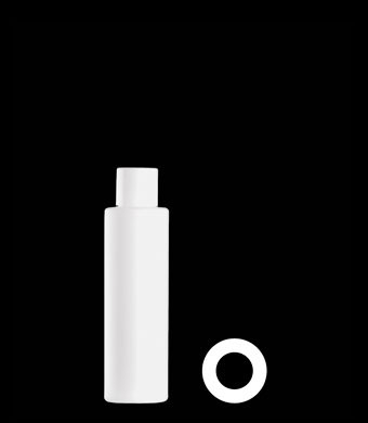 150ML SLIM TUBULAR ROUND HDPE WITH 24-415 NECK FINISH