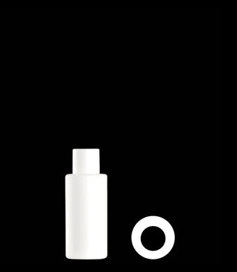 100ML MIDI TUBULAR ROUND HDPE WITH 24-415 NECK FINISH