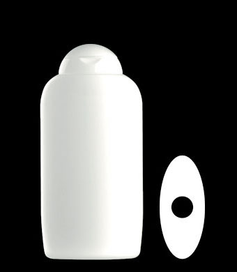 400ML SOLAR OVAL HDPE WITH 21MM NECK