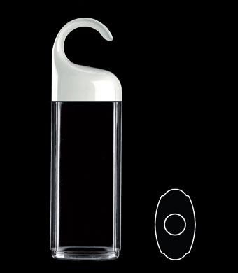 250ML HOOKED CAP SHOWER GEL OVAL PETG WITH 28-400 NECK FINISH