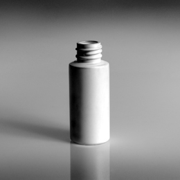 1OZ WHITE CYLINDER HDPE WITH 20-410 NECK FINISH