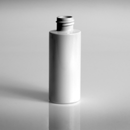2OZ WHITE CYLINDER PVC WITH 20-410 NECK FINISH
