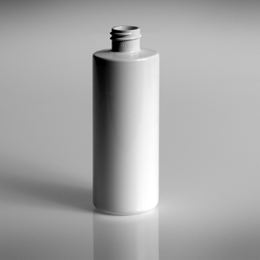 4OZ WHITE CYLINDER PVC WITH 20-410 NECK FINISH
