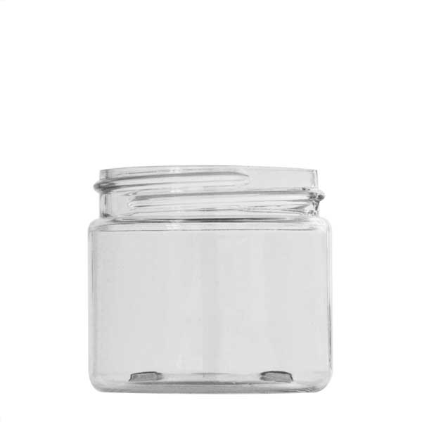 2OZ CLEAR STRAIGHT-SIDED ROUND JAR - 48-400