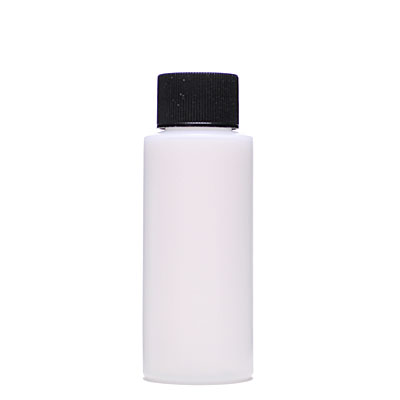 2OZ NATURAL CYLINDER ROUND PLASTIC BOTTLE - 24-410 NECK-detail image