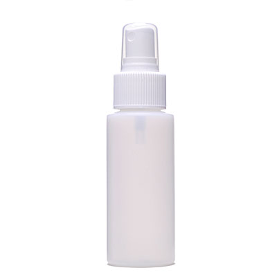 2OZ NATURAL CYLINDER ROUND PLASTIC BOTTLE - 24-410 NECK-detail image