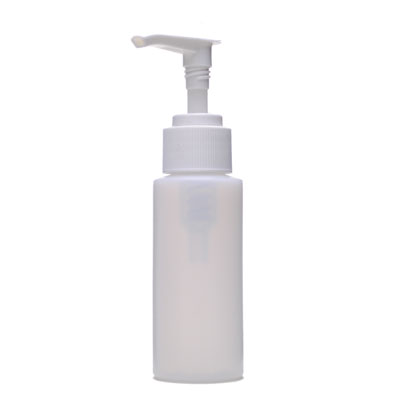 2OZ NATURAL CYLINDER ROUND PLASTIC BOTTLE - 24-410 NECK-detail image
