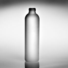 8OZ CLEAR SOFT TOUCH BULLET HDPE WITH 24-410 NECK FINISH