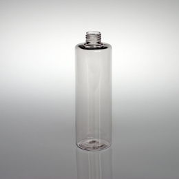 12OZ CLEAR CYLINDER PET WITH 24-410 NECK FINISH