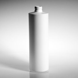 16OZ WHITE CYLINDER HDPE WITH 24-410 NECK FINISH