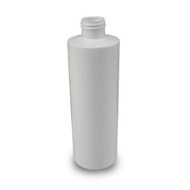 16OZ WHITE CYLINDER HDPE WITH 24-415 NECK FINISH