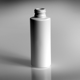 4OZ WHITE CYLINDER HDPE WITH 24-410 NECK FINISH