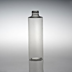 8OZ WHITE CYLINDER PVC WITH 24-410 NECK FINISH