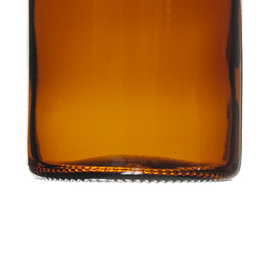 120CC AMBER WIDE MOUTH ROUND GLASS - 38-400-detail image