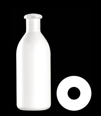 400ML TALL ROUND HDPE WITH 24MM NECK