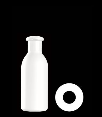200ML TALL ROUND HDPE WITH 24MM NECK