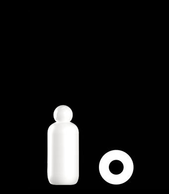 125ML BOSTON ROUND HDPE WITH 20-415 NECK FINISH