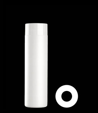 350ML TUBULAR ROUND HDPE WITH 24-415 NECK FINISH
