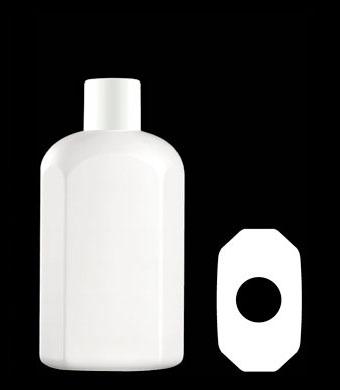 400ML FACETED OVAL HDPE WITH 28-415 NECK FINISH