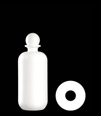 400ML PLINTH BOSTON ROUND HDPE WITH 24-410 NECK FINISH