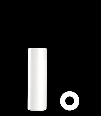 150ML TUBULAR ROUND HDPE WITH 20-415 NECK FINISH