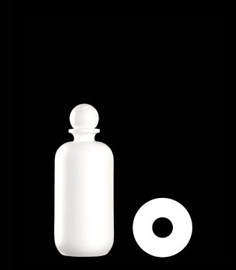250ML PLINTH BOSTON ROUND HDPE WITH 20-415 NECK FINISH