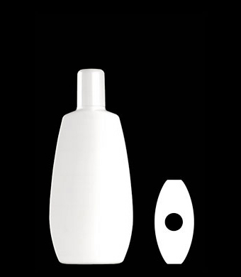 125ML FLAT OVAL HDPE WITH 20-415 NECK FINISH