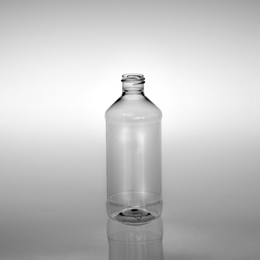 8OZ WHITE MODERN ROUND PET WITH 24-410 NECK FINISH