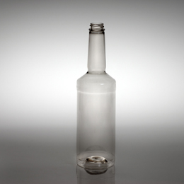 750ML WHITE LONGNECK ROUND PET WITH 28-400 NECK FINISH