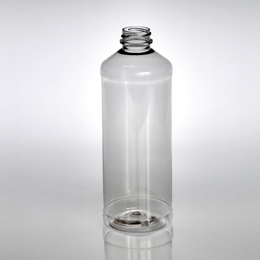 16OZ WHITE MODERN ROUND PET WITH 28-400 NECK FINISH