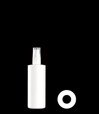 125ML TUBULAR ROUND HDPE WITH 18-415 NECK FINISH