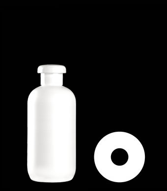 250ML BOSTON ROUND HDPE WITH 24-415 NECK FINISH