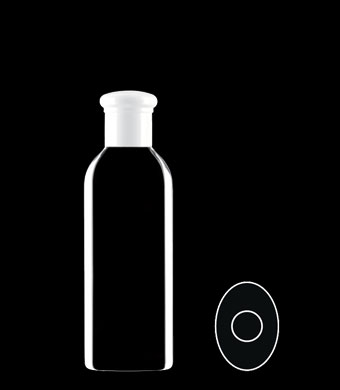 150ML ODESSA OVAL PET WITH 24-415 NECK FINISH