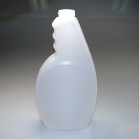 22OZ WHITE SPRAY OVAL HDPE WITH 28-410 NECK FINISH