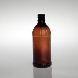 16OZ NATURAL TOP SCALLOP ROUND PET WITH 28MM NECK
