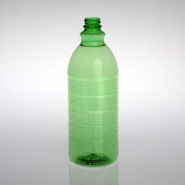 32OZ NATURAL RIBBED ROUND PET WITH 28-400 NECK FINISH