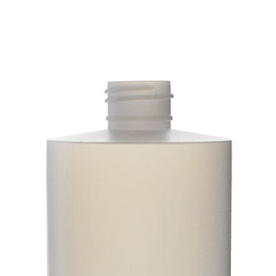 16OZ NATURAL HDPE CYLINDER ROUND PLASTIC BOTTLE - 24-410 NECK-detail image