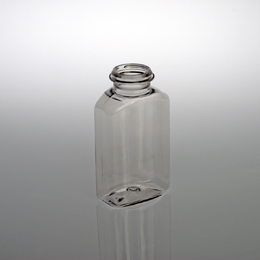 170CC NATURAL BLAKE SNAP-CAP RECTANGULAR PET WITH 33MM NECK