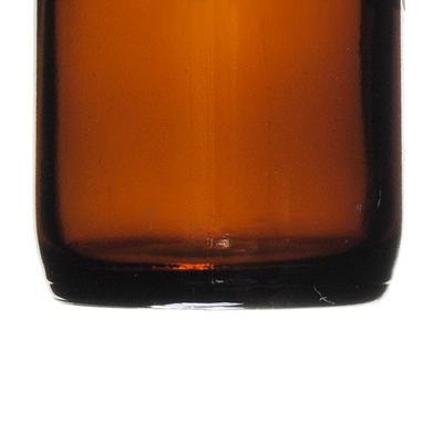 2OZ AMBER GLASS BOSTON ROUND 20-405-detail image